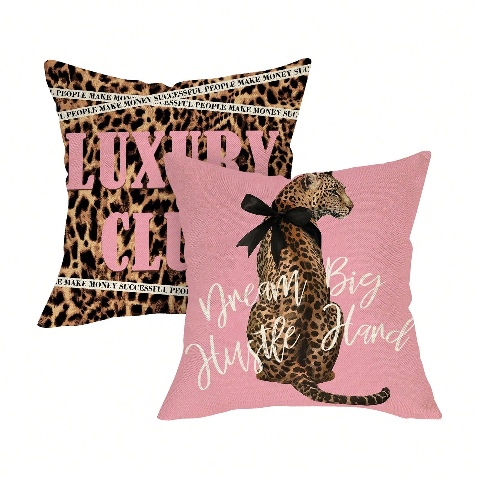 Pillow Insert 18X18 - 2 шт. декоративные наволочки с леопардовым