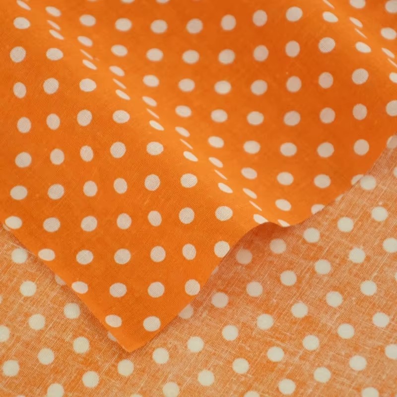 Белая оранжевая хлопковая ткан – обзор и цена Home Textiles Usa