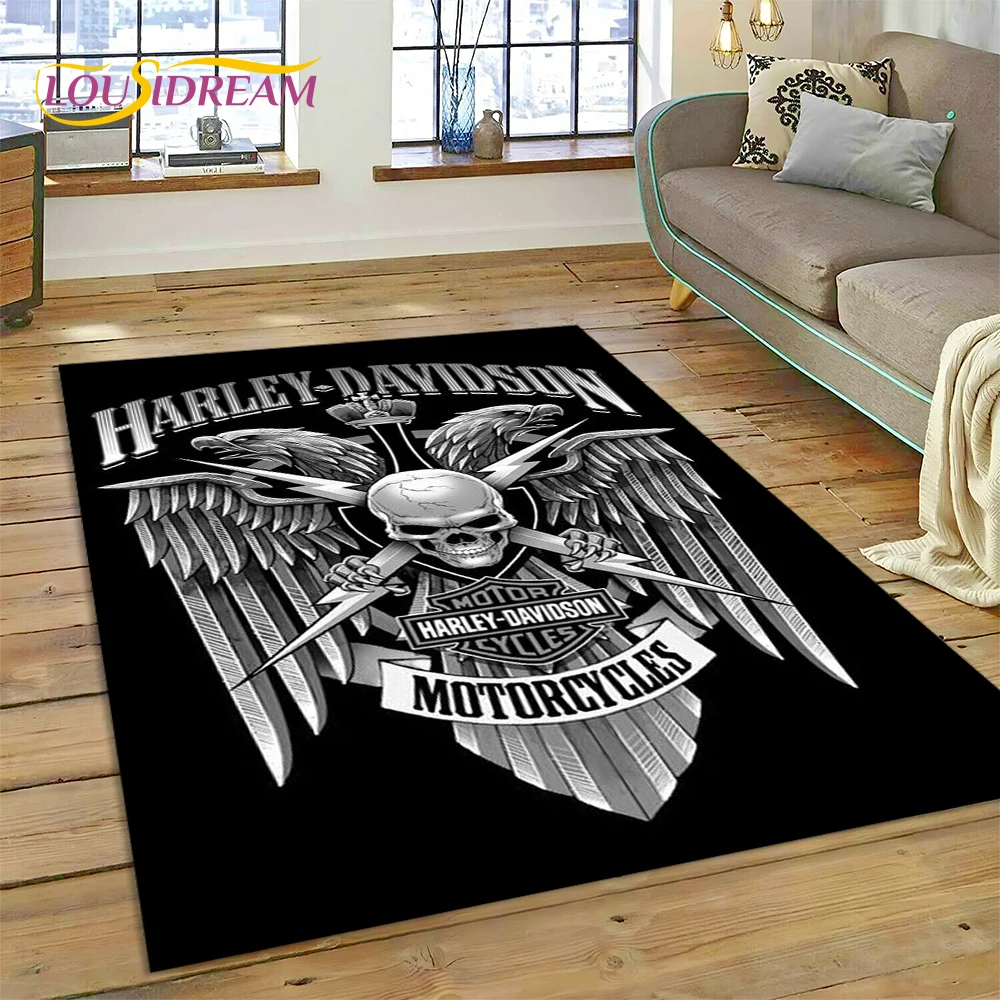 Коврик с логотипом мотоцикла H – обзор и цена Home Textiles Sale