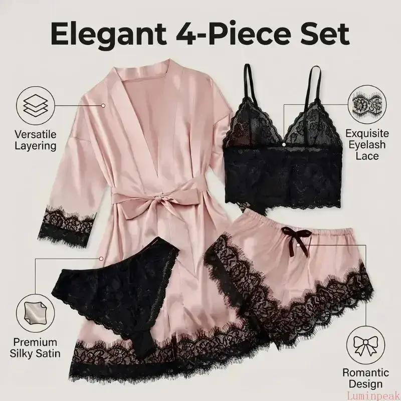 Женские комплекты из 4 предмет – обзор и цена Home Textile