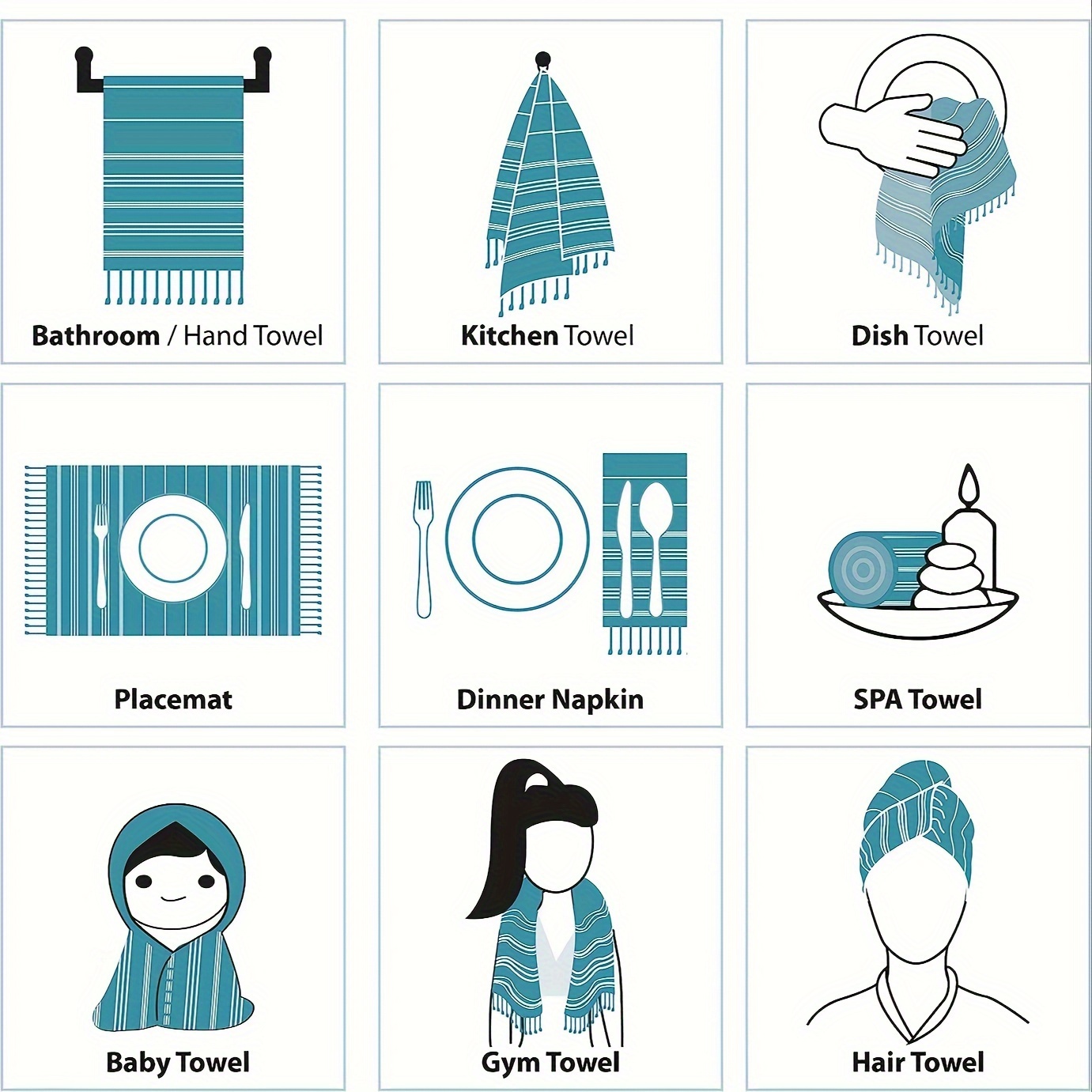 Турецкое Хлопковое полотенце д – обзор и цена Home Textiles Face Towel