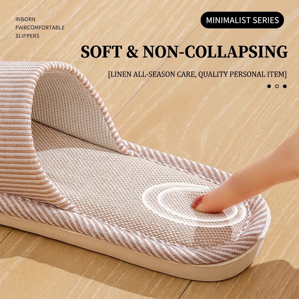 Дышащие льняные тапочки для же – обзор и цена Home Textile